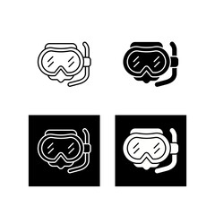 Diving Mask Vector Icon