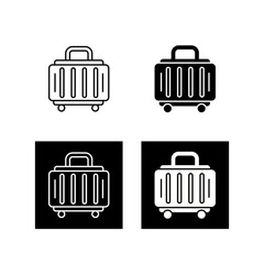 Baggage Vector Icon