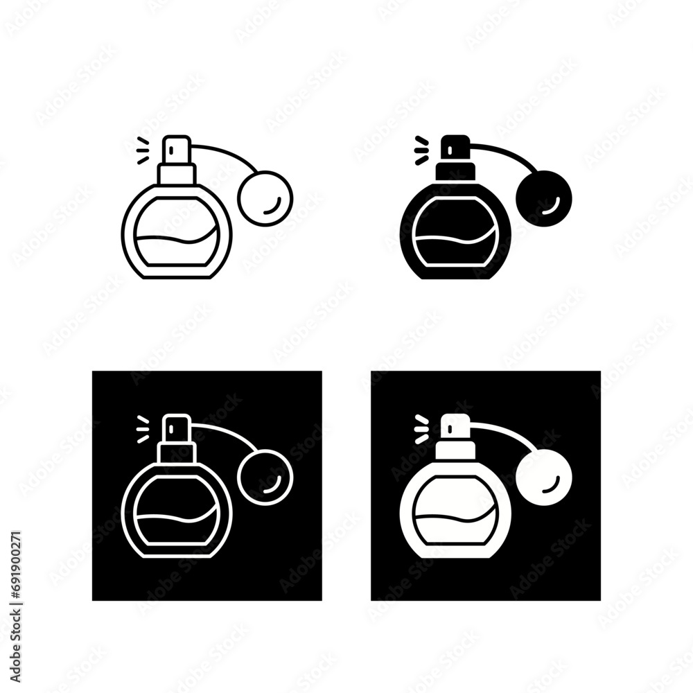 Canvas Prints Perfume Vector Icon