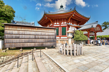 Japan. Nara. Prayers written on wooden cards