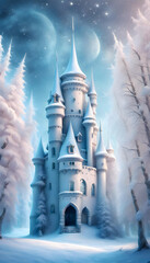 Fairytale castle in dreamland