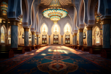 Obraz premium ramadan Kareem, Ramadan crescent moon, Eid Mubarak Islamic festival social media banner and Eid Mubarak Post Template, islam