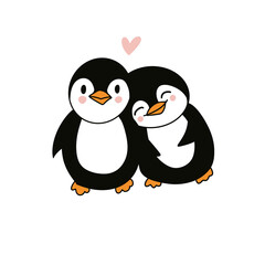 penguins in love