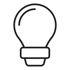 Light bulb line icon.