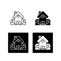 Retirement Home Vector Icon