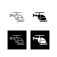 Helicopter Vector Icon