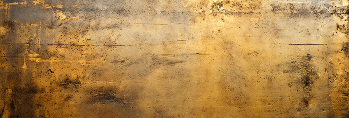 Abstract walls metal grunge background, Steel sheets with rough patterns in brass and gold. Generative AI.