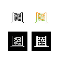 Abacus Vector Icon