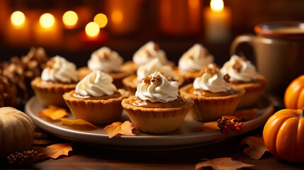 halloween pumpkin cupcakes HD 8K wallpaper Stock Photographic Image 