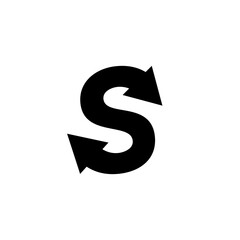 S logo that formed letter S Stock Vector | Adobe Stock