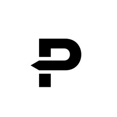 pencil logo that formed letter S Stock Vector | Adobe Stock