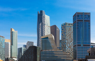 Riyadh, Saudi Arabia, KSA - December 12, 2023 buildings in the new King Abdullah Financial District in Riyadh