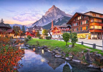 Kandersteg, Switzerland Town View