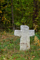 Cross in the old cemetery
