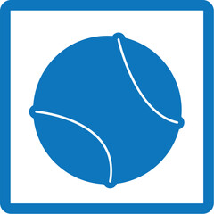 スポーツピクトグラム＿テニスボール