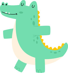 Crocodile Animal Standing