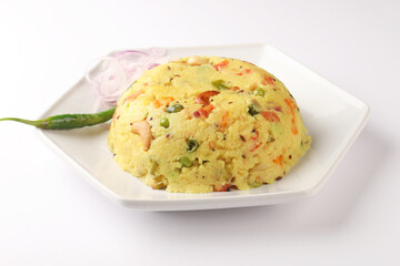 vegetable rava upma, healthy morning breakfast in India