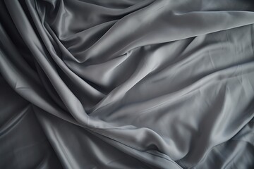 Grey background of blanket on the bed