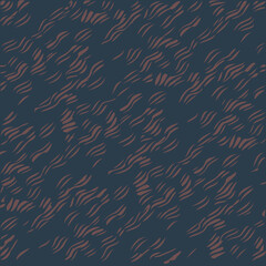 Denim seamless pattern with geometric leopard Skin background
