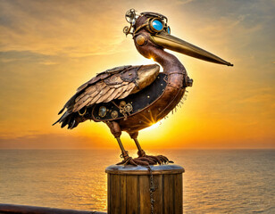Steampunk Pelican