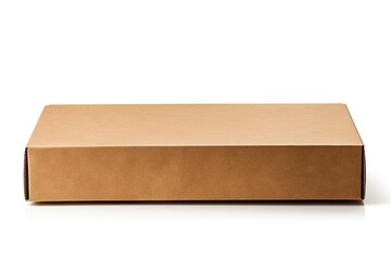 Versatile cardboard boxes on white background isolated. Shipping to storage brown cartons are epitome of functionality. Blank and ready for labels symbolize of safe transportation and secure packaging