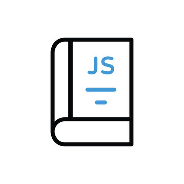 Js Icon vector stock illustration