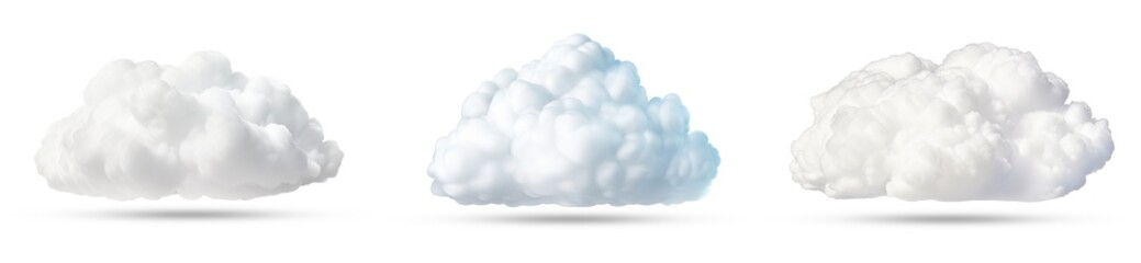 Cloud on transparent background.