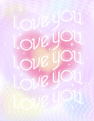 Modern design templates for Valentine's Day. flowing gradient posters with linear shapes. trendy minimalist 2000 aesthetic with linear arched frame typography. blurred pastel pale background