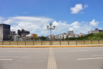 road to the city,  March 6 bridge, Recife, Pernambuco, Brazil, brazilian landscape, view of the...