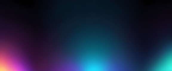Fototapeta premium Trendy Dark Neon Pink and Blue Gradient Background with Octane Lighting. Creating a Sleek Futuristic Visual Backdrop. 