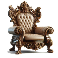 Throne chair - obrazy, fototapety, plakaty