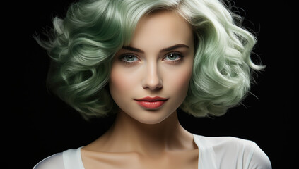 Fototapeta premium Woman in Green