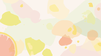 Pastel lime citrus abstraction - Minimalist Wallpaper Background. Creative poster, card, banner backdrop.