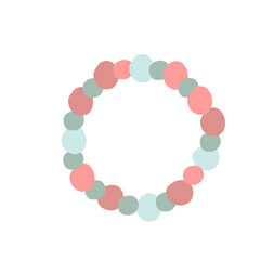 Doodle of a beautiful bracelet on a white background in vektor