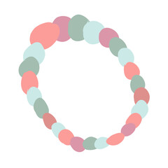 Doodle of a beautiful bracelet on a white background in vektor