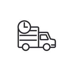 Delivery, truck, home service Icon