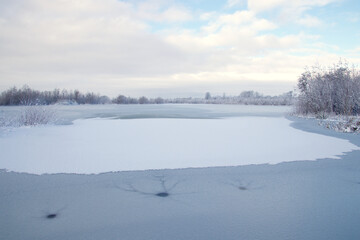 Strange formations in the ice so mysterious