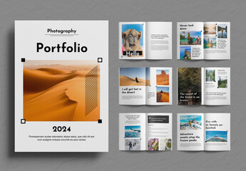 Photography Album Portfolio Book Layout