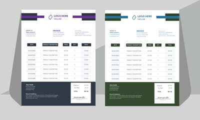 Modern Invoice Design