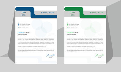 Obraz premium Letterhead Design a4 Size