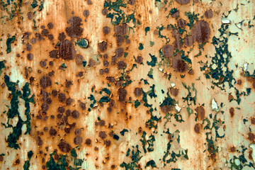 rusty metal surface