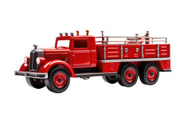 Fire Engine Truck On Transparent PNG