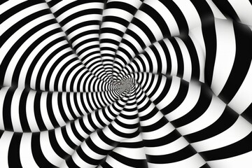 Halftone swirls and spirals converging into a hypnotic vortex, Generative AI