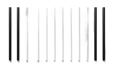 Collection of Lines Abstract Shadow on White or PNG Transparent Background