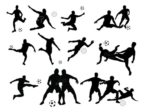 football player silhouette,  high-quality vector formats, best for printing and cutting machines