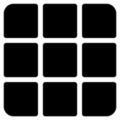 grid icon vector illustration asset element
