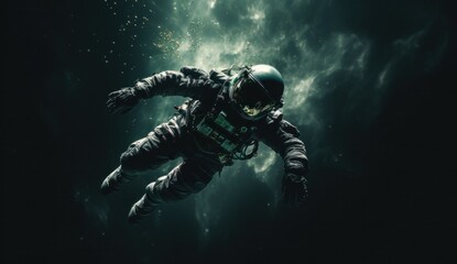 an astronaut going out into outer space