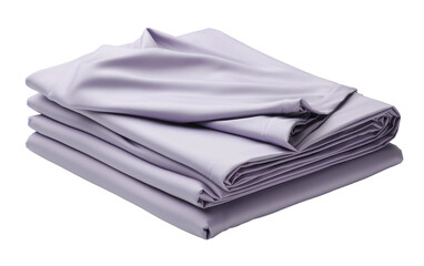 Collection of Comfortable Attractive Set of High Quality Bed Sheets on White or PNG Transparent Background