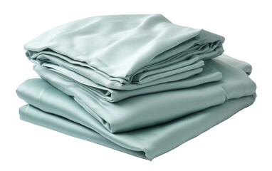 Collection of Comfortable Alluring Set of High Quality Bed Sheets on White or PNG Transparent Background