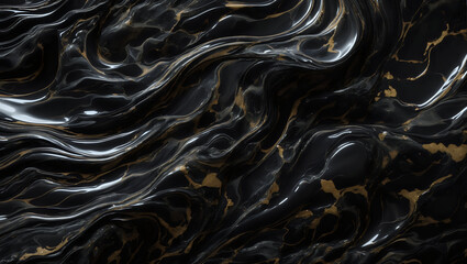Black marble texture generative ai